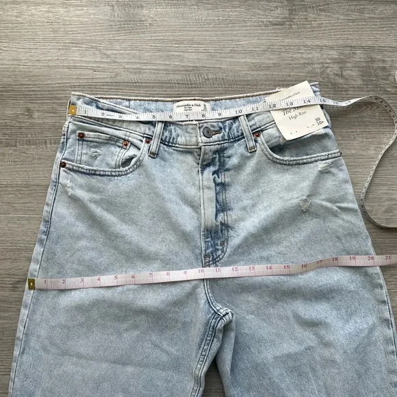 Abercrombie & Fitch Mom high rise jeans Sz 30 - Picture 6 of 6